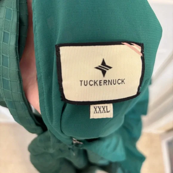 NWOT Tuckernuck Emerald Green Burnout Faye Blouse - Picture 7 of 9